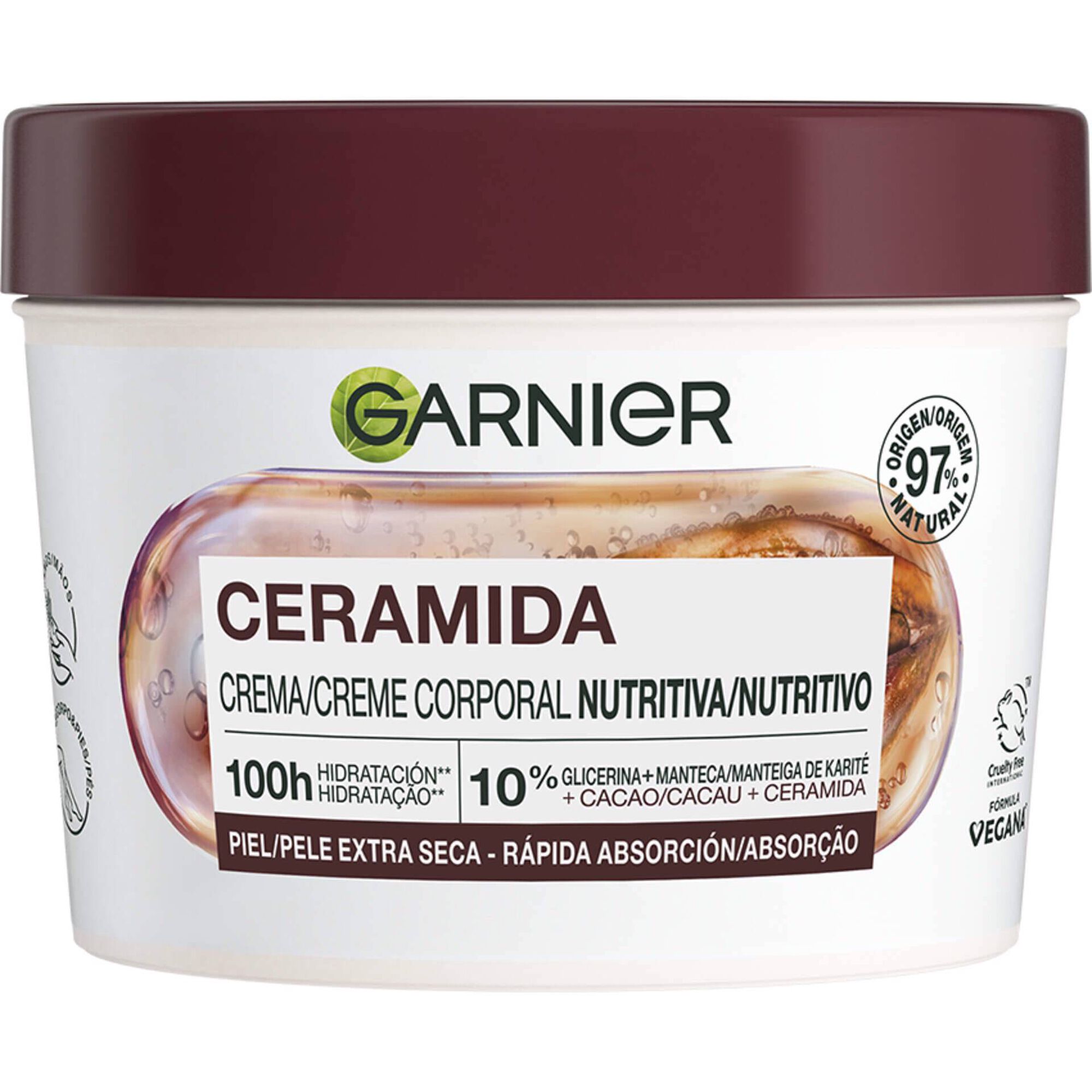 Creme Corpo Reparador Cacau e Ceramida Superfood