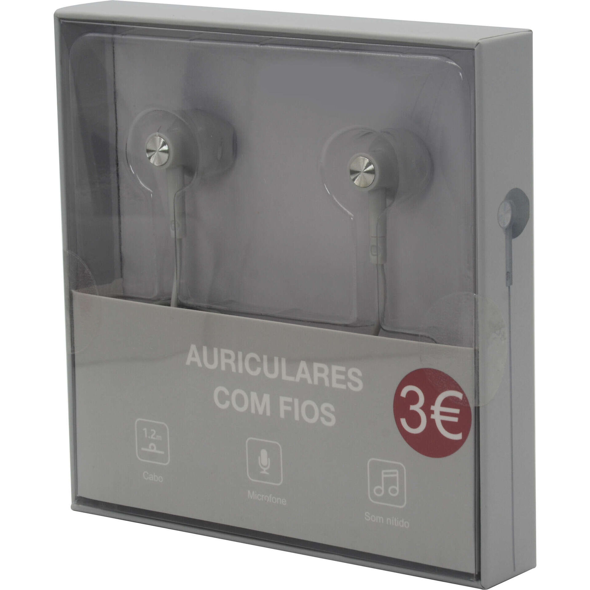 Auriculares com Fios Mate 1,2m&nbsp;