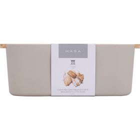 Caixa de P&atilde;o com T&aacute;bua de Corte Flora Kasa