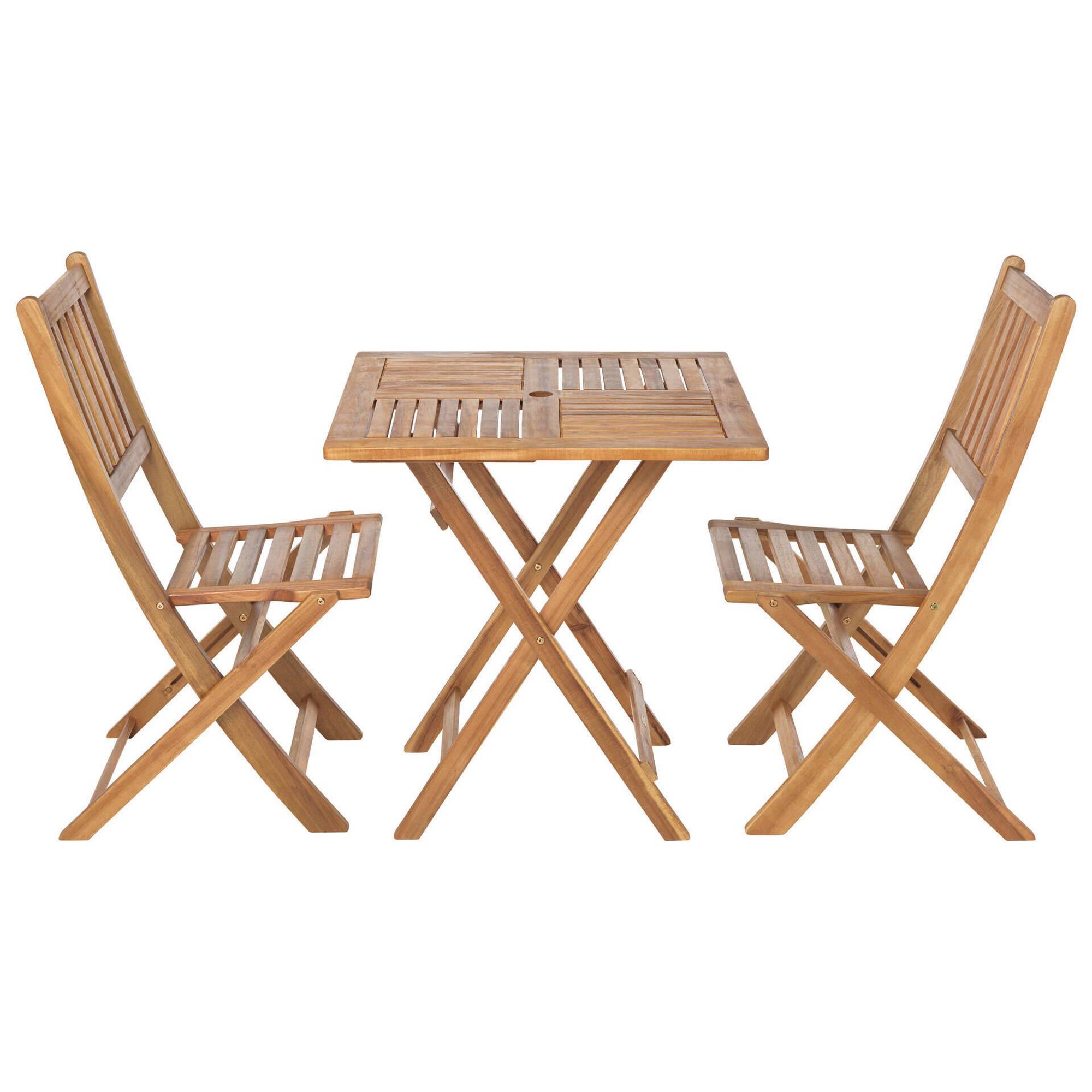 Conjunto Jardim 2 Lugares Madeira Acácia