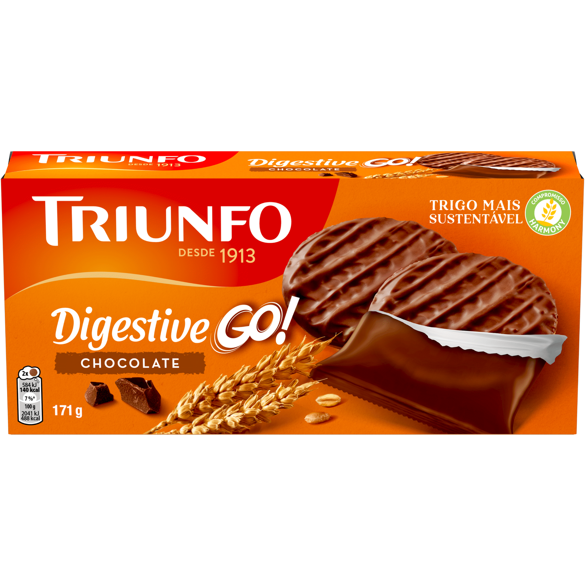 Bolachas Digestivas com Chocolate