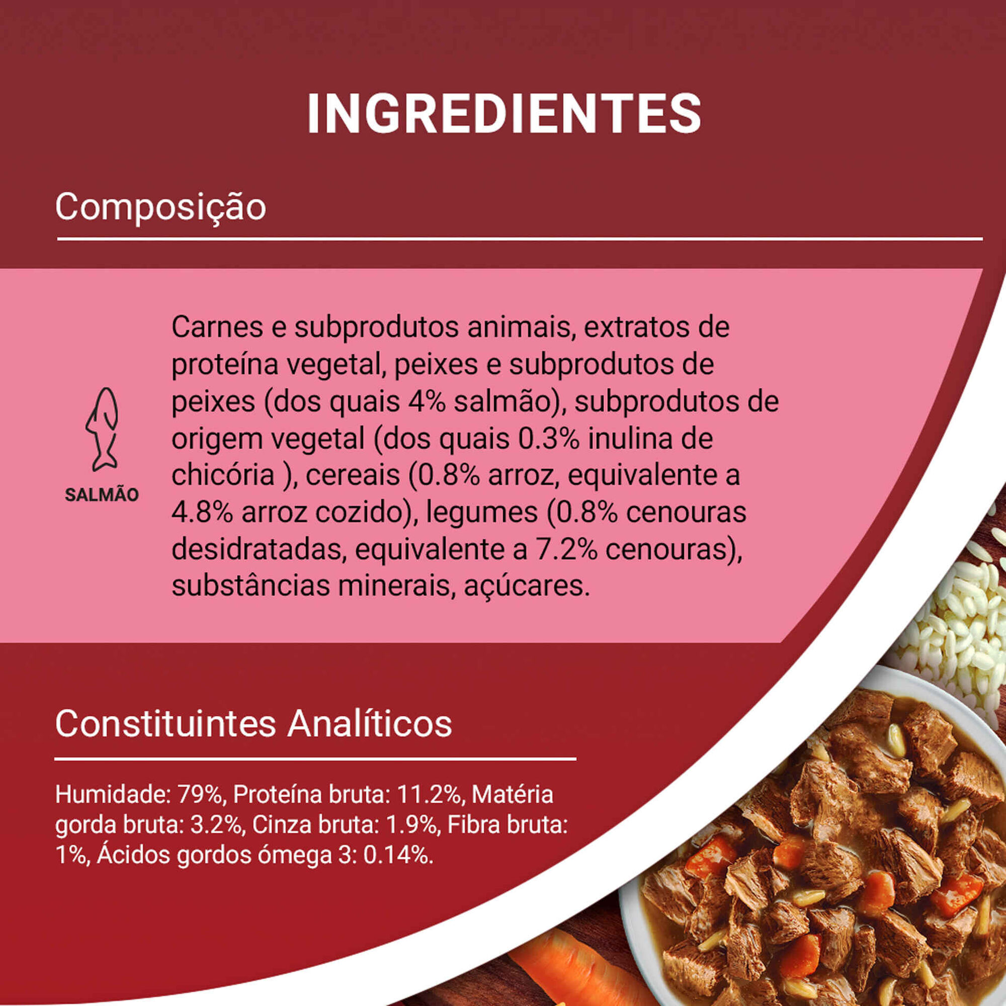 Comida H&uacute;mida para C&atilde;o Mini Delicate Salm&atilde;o Purina One Mini
