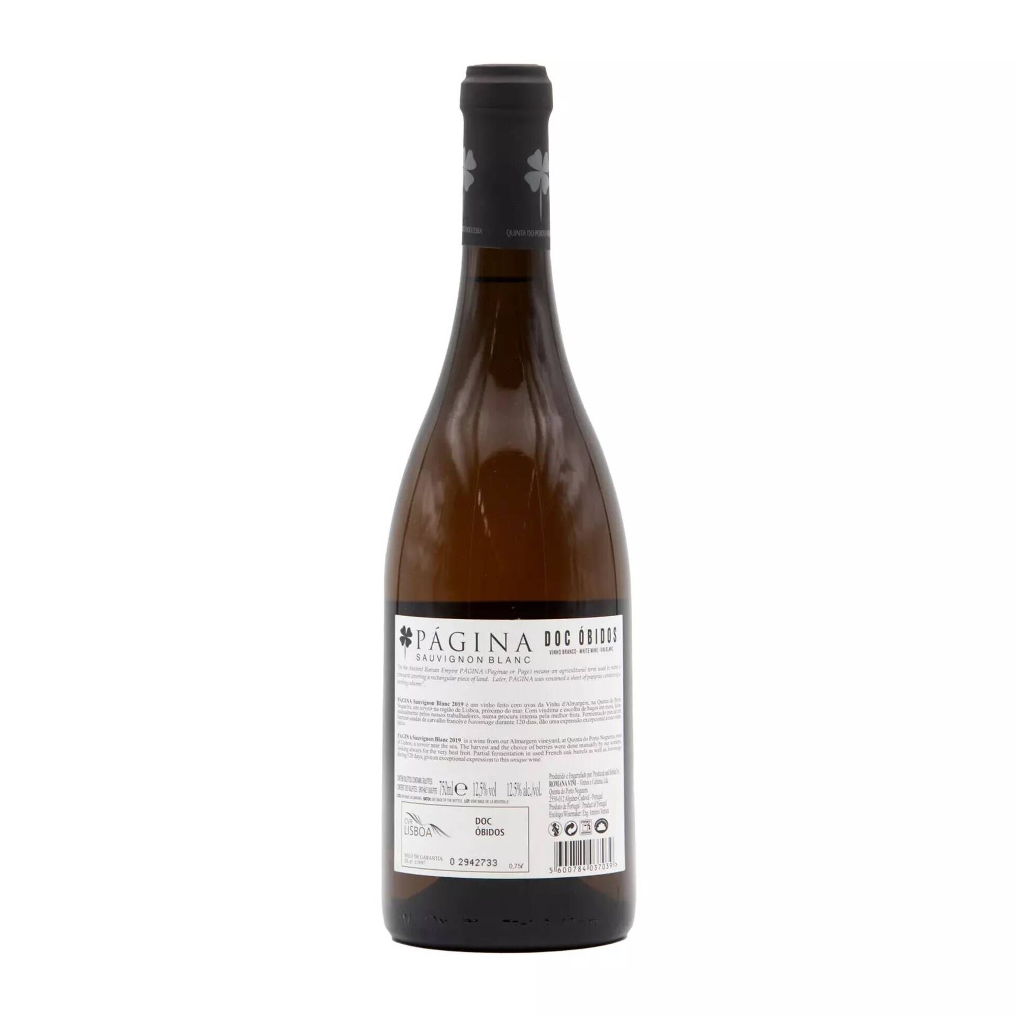 P&aacute;gina Sauvignon Blanc Lisboa Vinho Branco