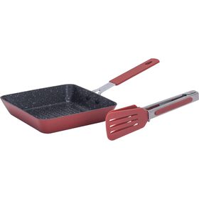 Grelhador Hamb&uacute;rguer com Utens&iacute;lio Cross