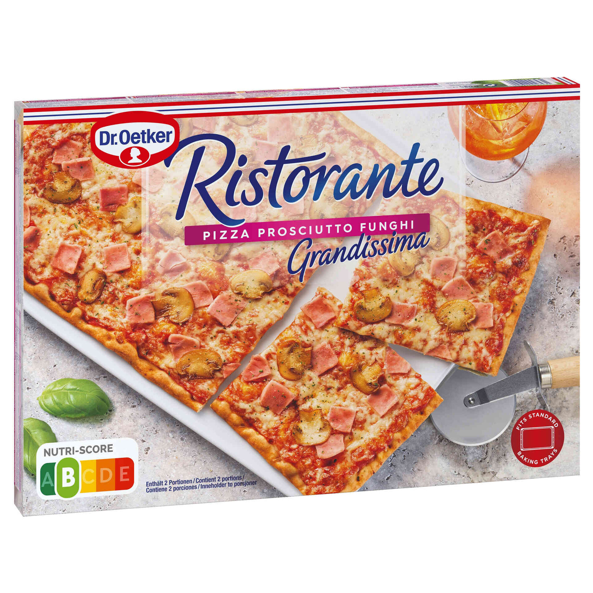 Pizza Ristorante de Prosciutto e Cogumelos Grandíssima