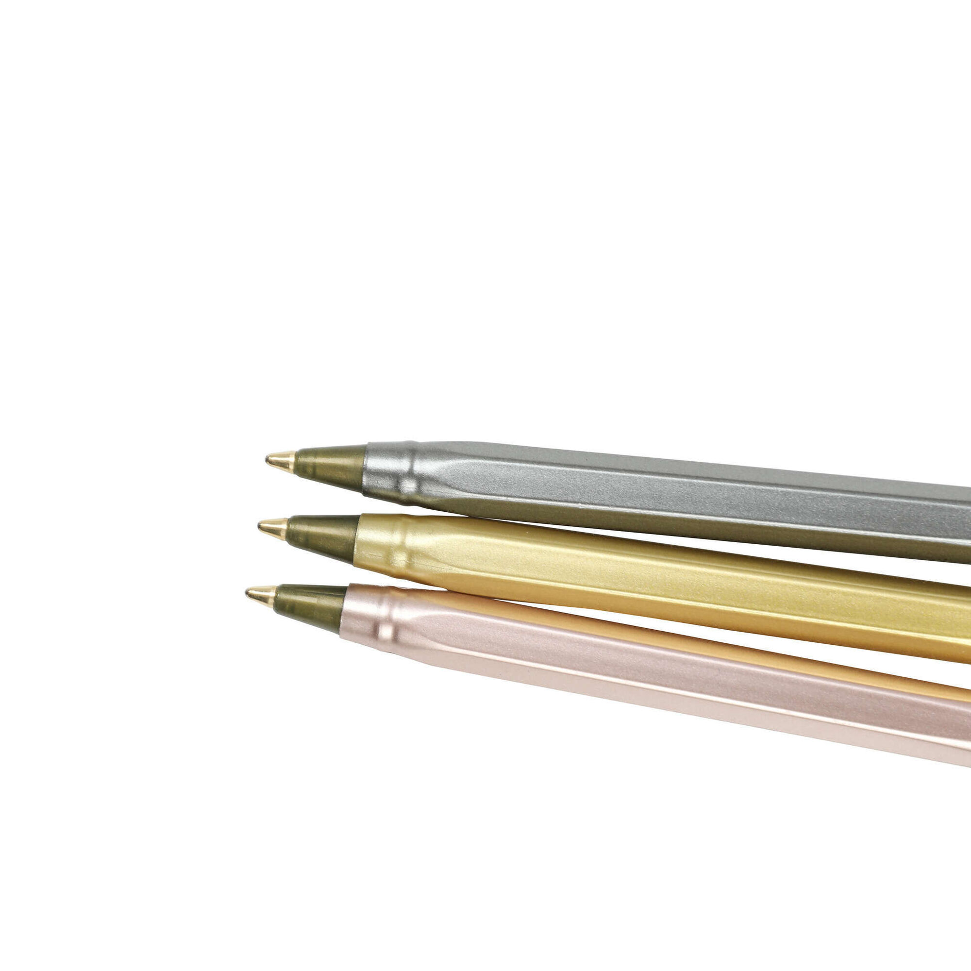 Esferográfica Metálica de Tinta Preta