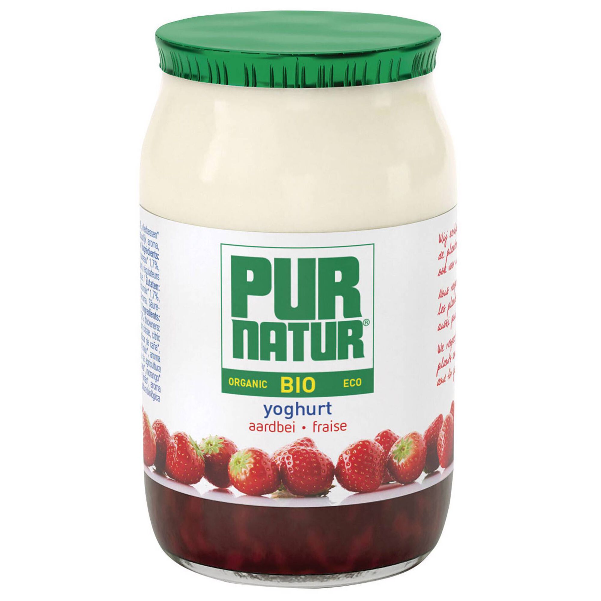 Iogurte Pedaços Morango Biológico Iogurte Pedaços Morango Biológico