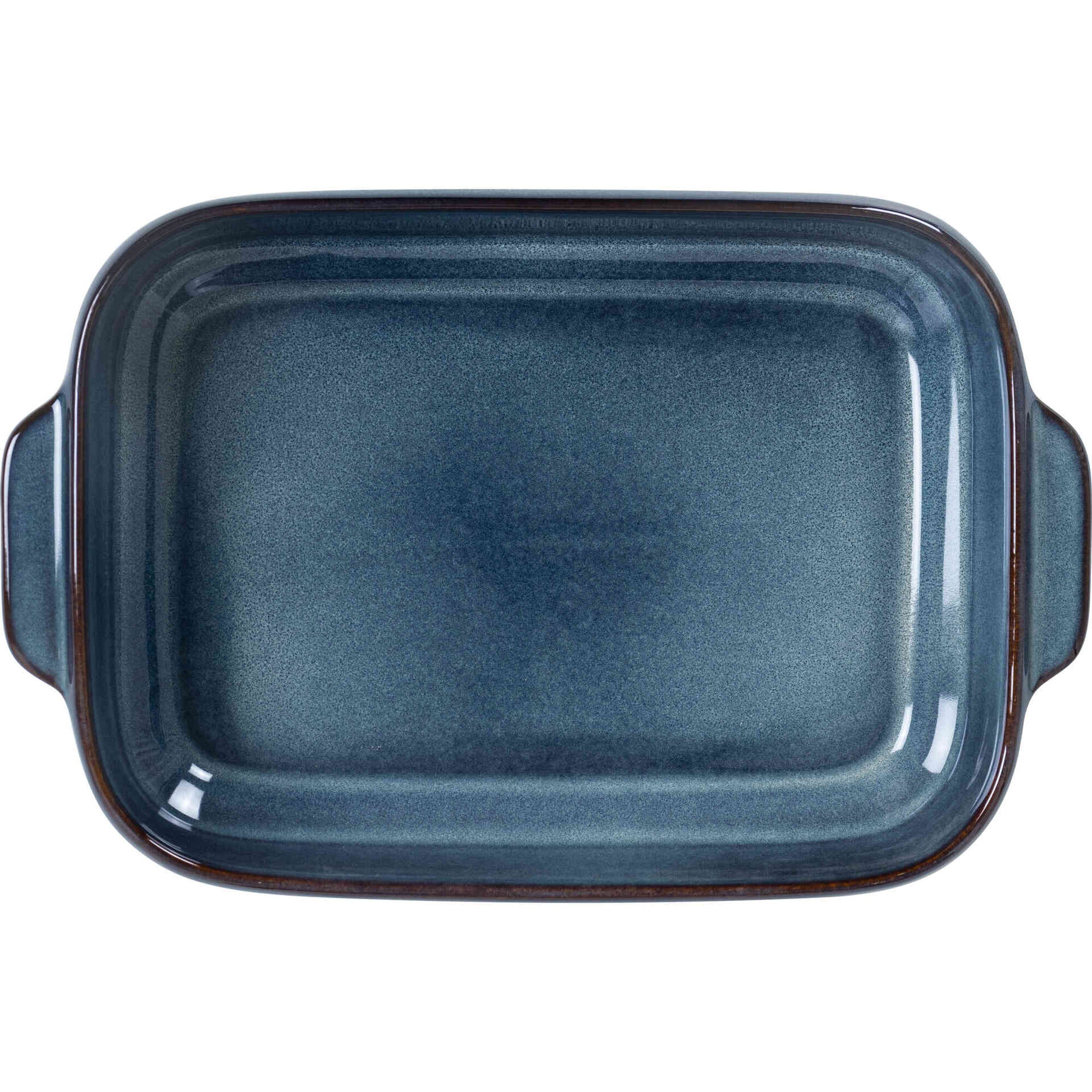 Assadeira Retangular Reativa 33x21cm Azul Kasa