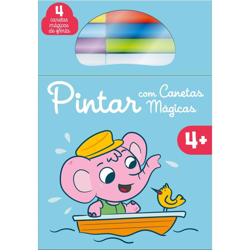 Pintar com Canetas Mágicas - Azul 4+ de Yoyo Books