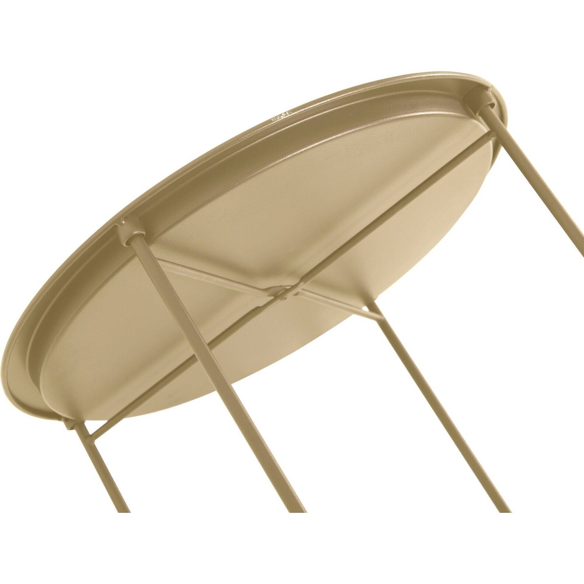 Mesa de Apoio 47cm Dourada Lecce