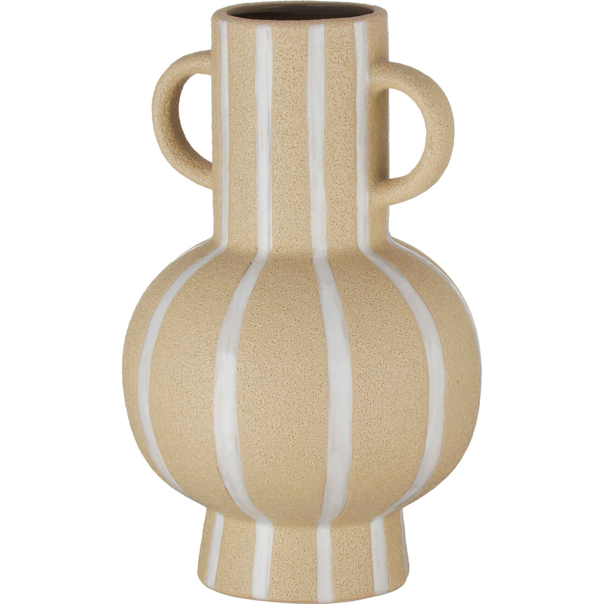 Jarra 17cm Bege com 2 Asas