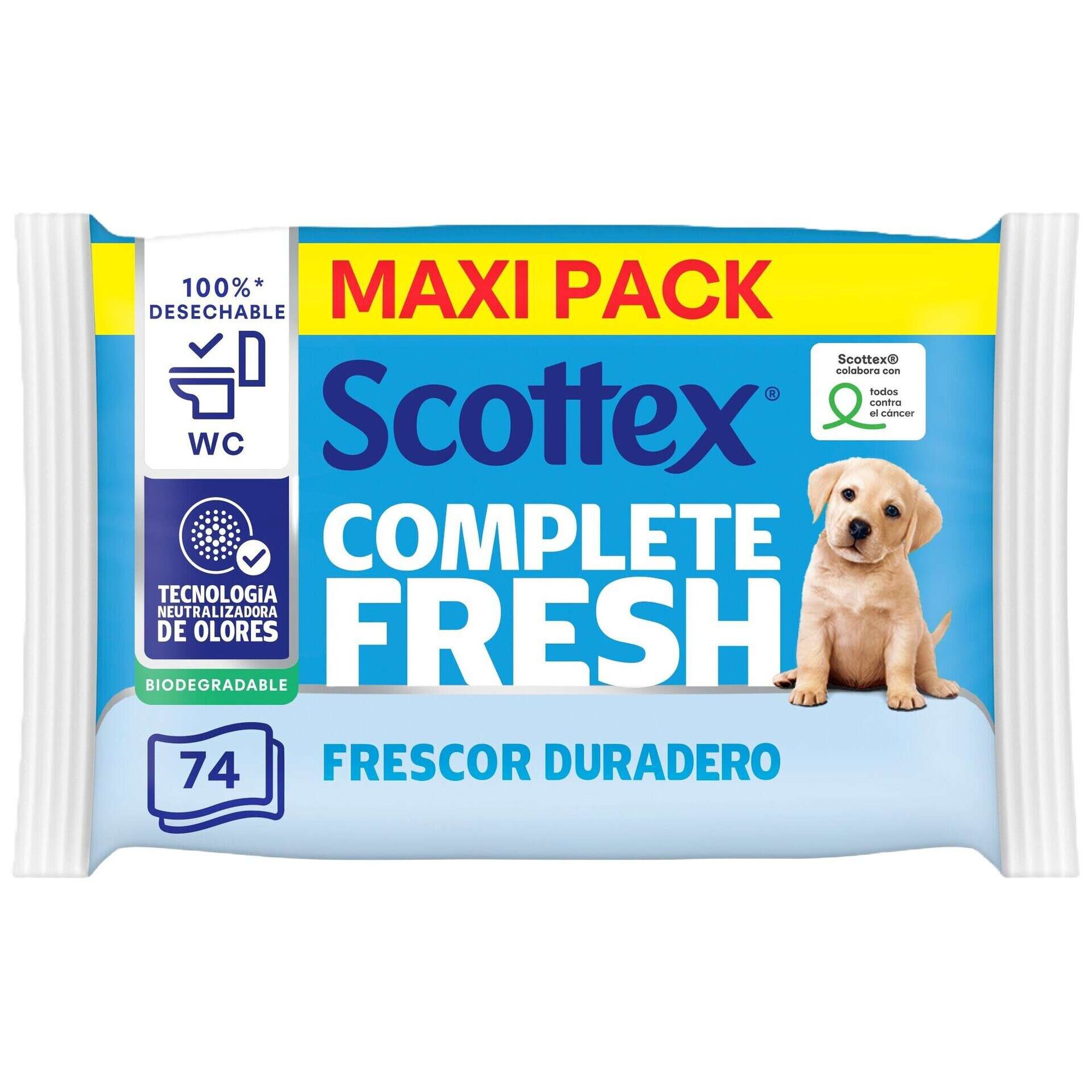 Papel Higi&eacute;nico H&uacute;mido Fresh Scottex