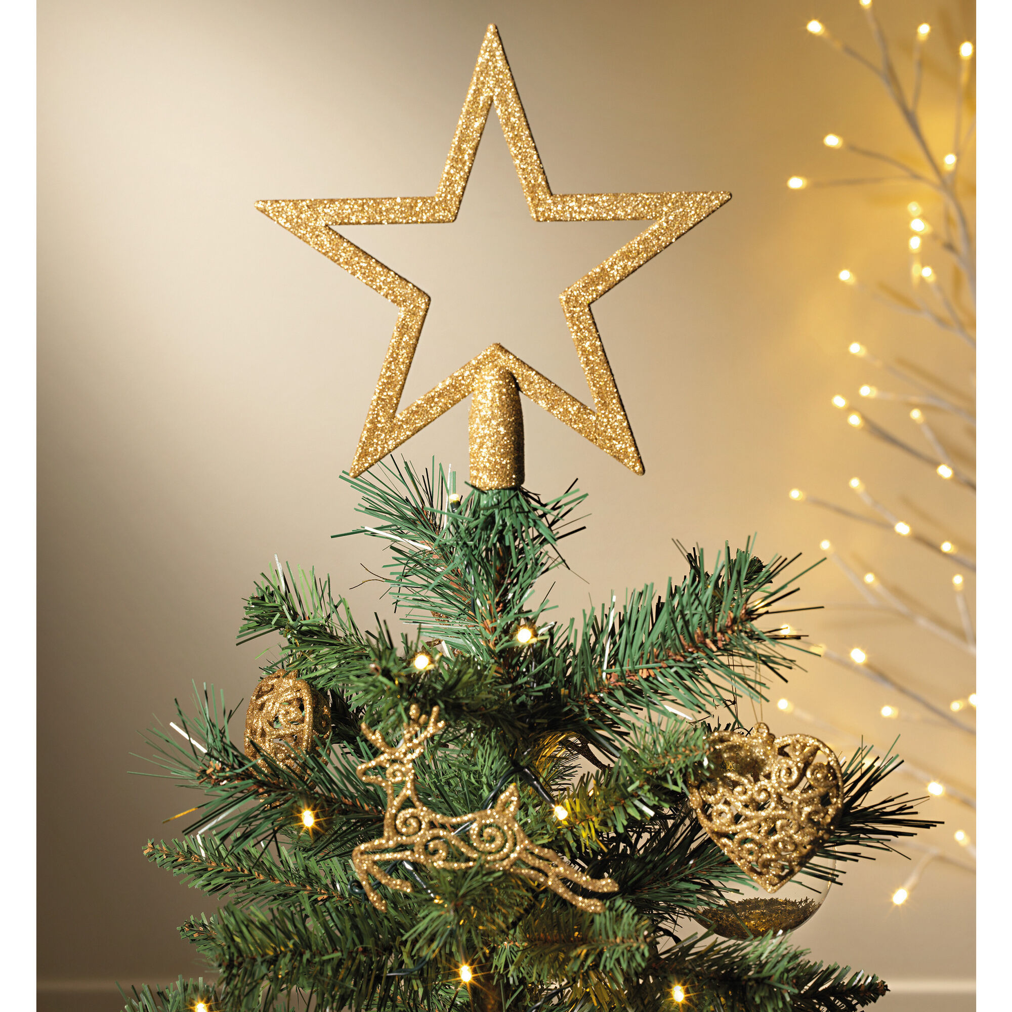 Terminal Estrela para Árvore Natal 20cm