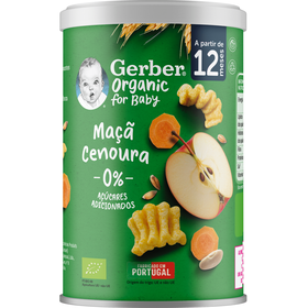 Snack para Beb&eacute; Ma&ccedil;&atilde; e Cenoura +12M Gerber