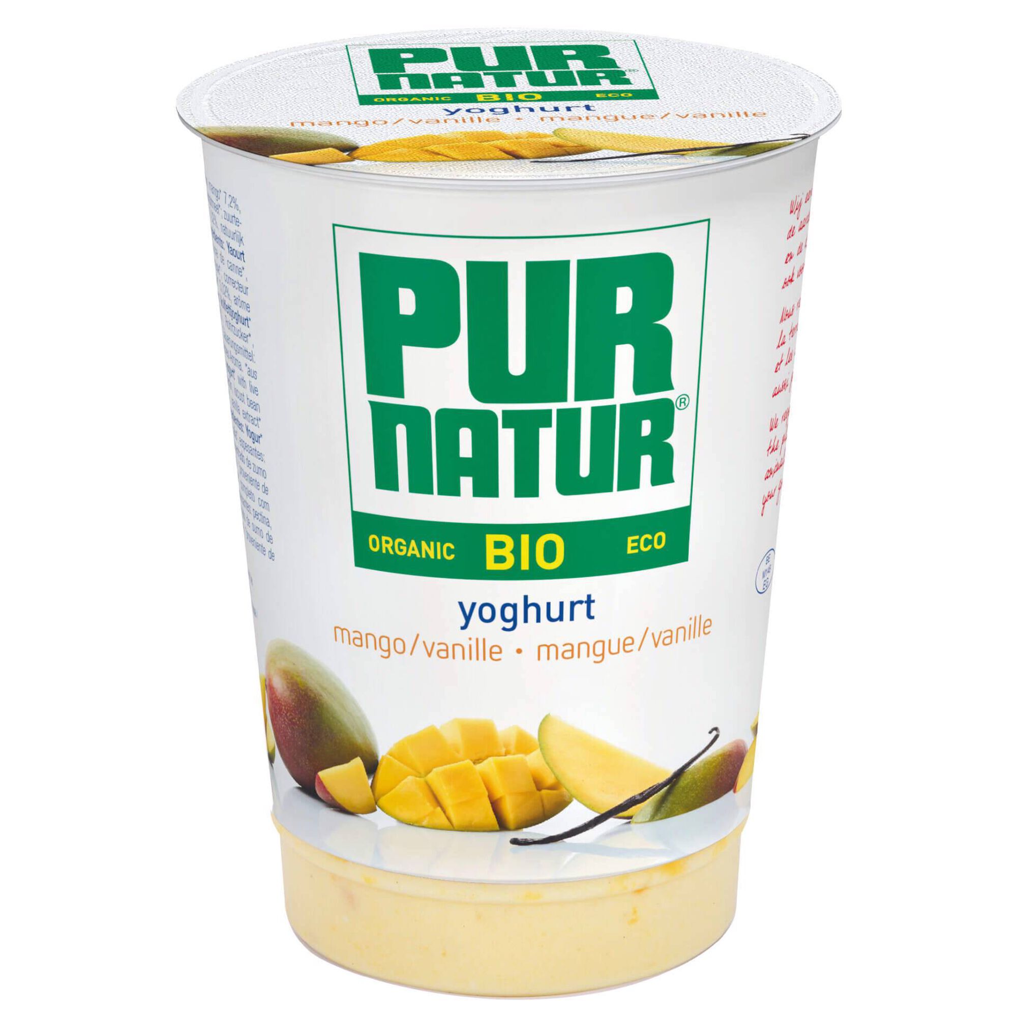 Iogurte Pedaços Manga Baunilha