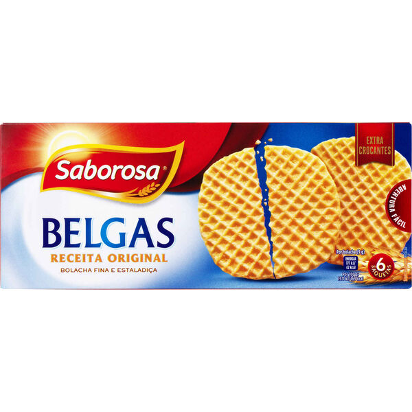 Bolachas Belgas Saborosa