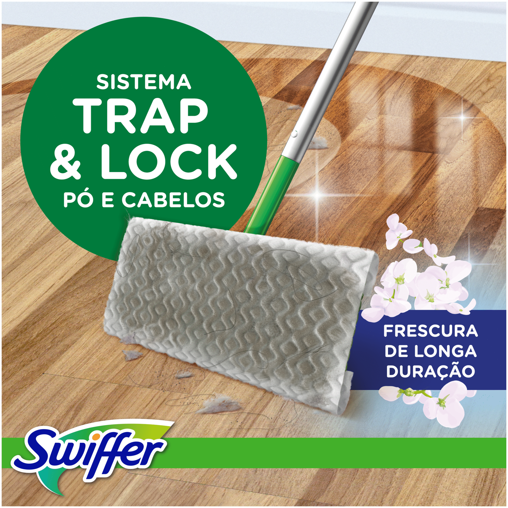 Mopa Dance Edi&ccedil;&atilde;o Limitada com 8 Panos Secos e 3 H&uacute;midos Swiffer