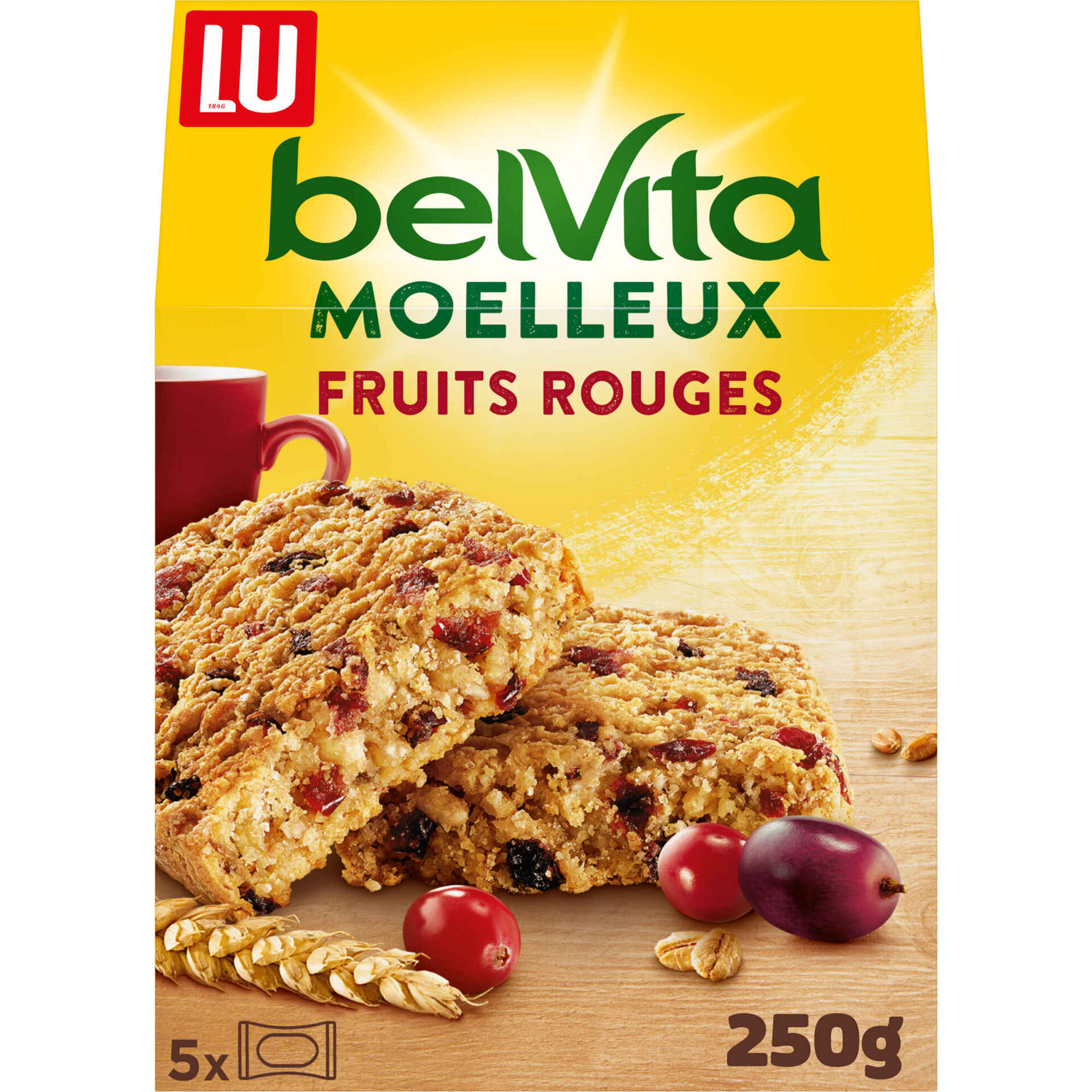 Bolachas Soft Bakes Frutos Vermelhos Belvita