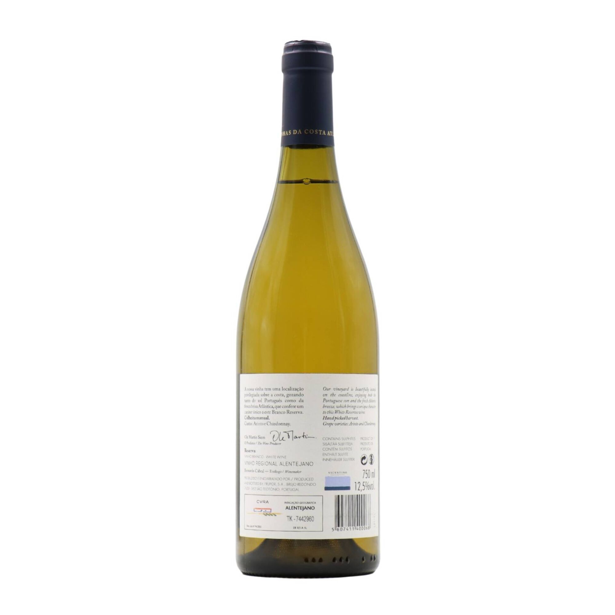 Vicentino Reserva Alentejano Vinho Branco