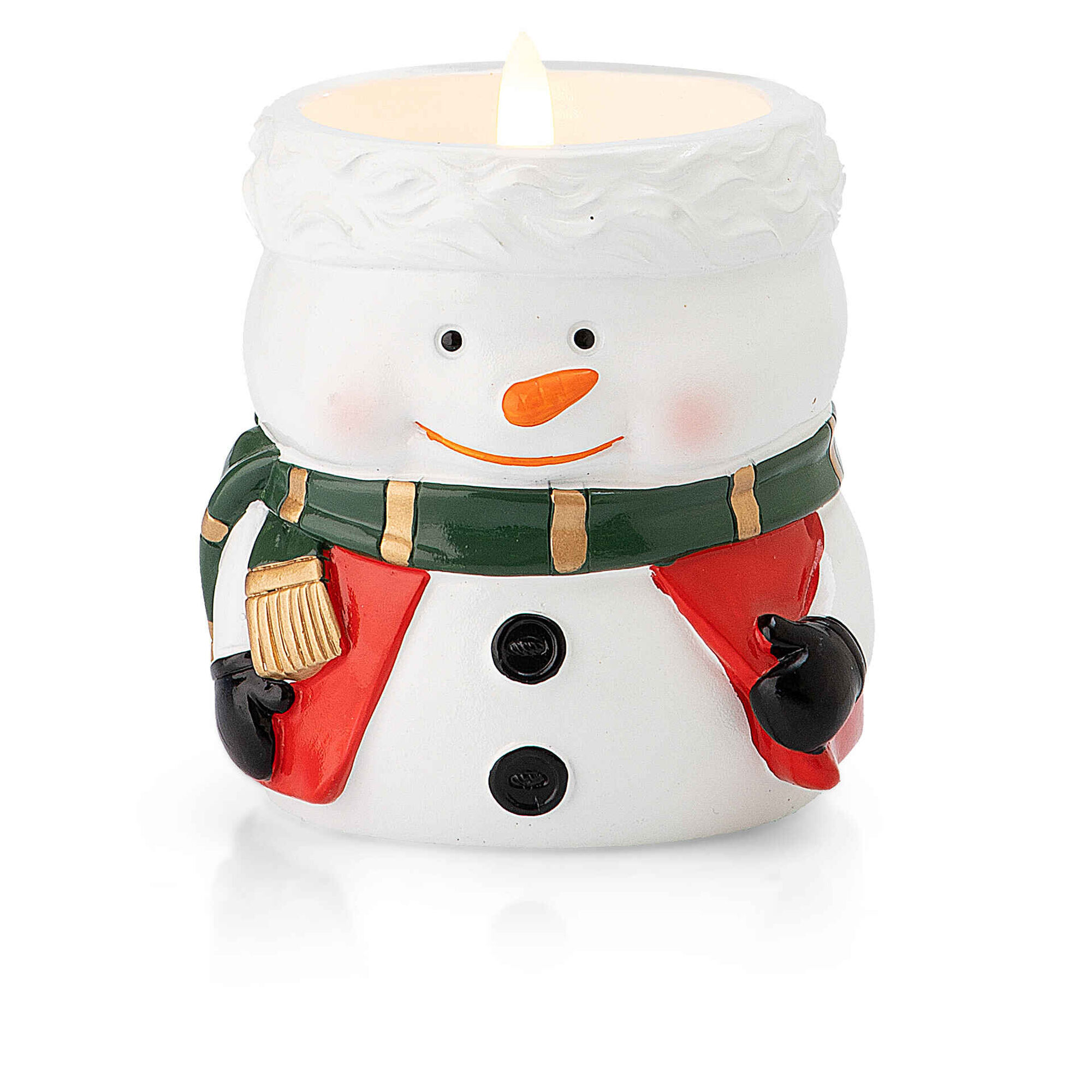 Vela 25g LED Boneco de Neve