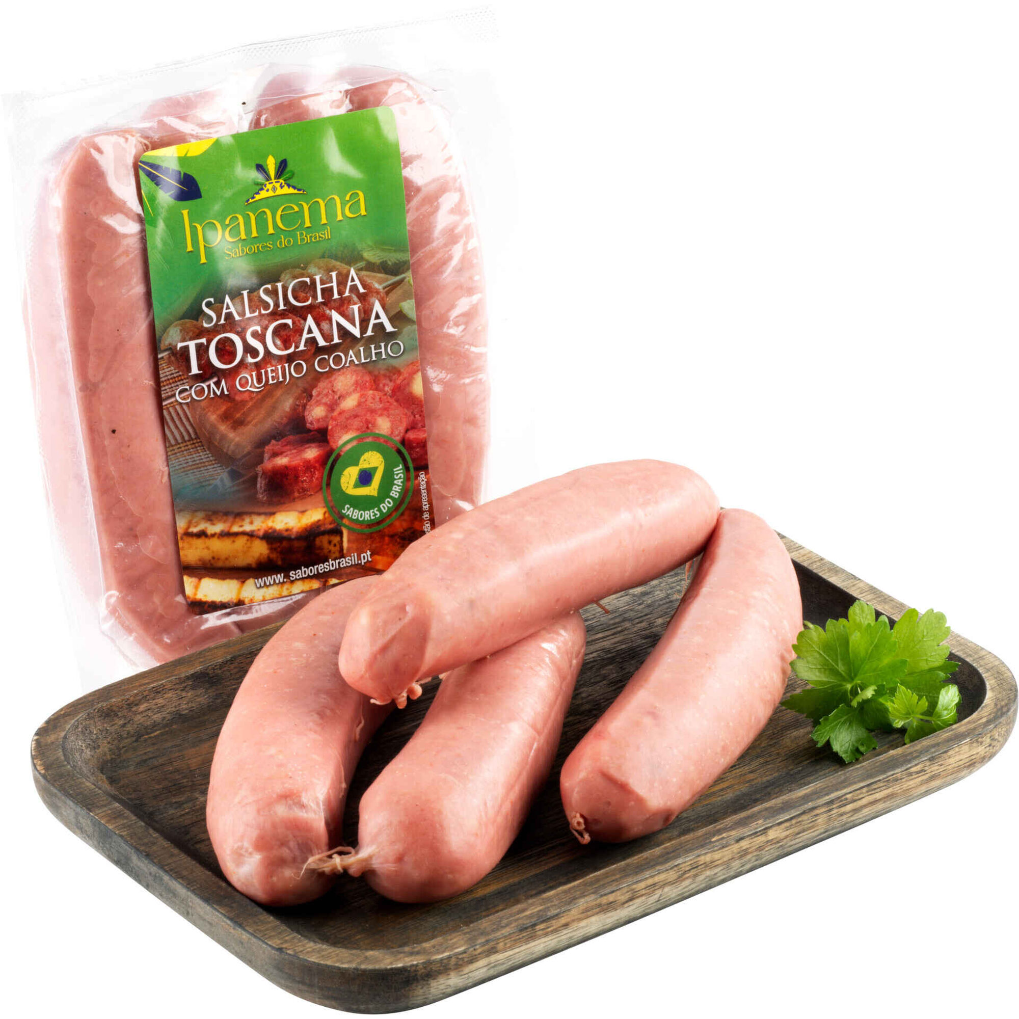 Salsicha Toscana com Queijo Coalho Ipanema