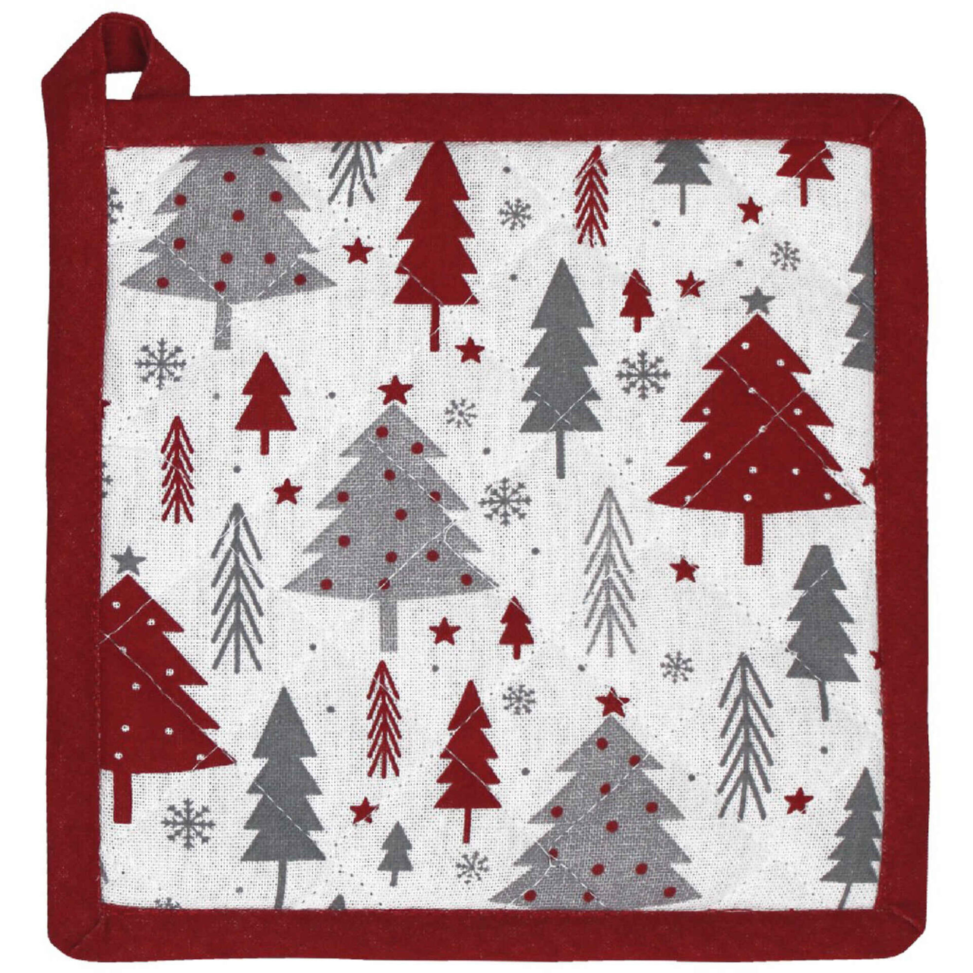 Conjunto Luva, Pega e Pano de Cozinha Natal