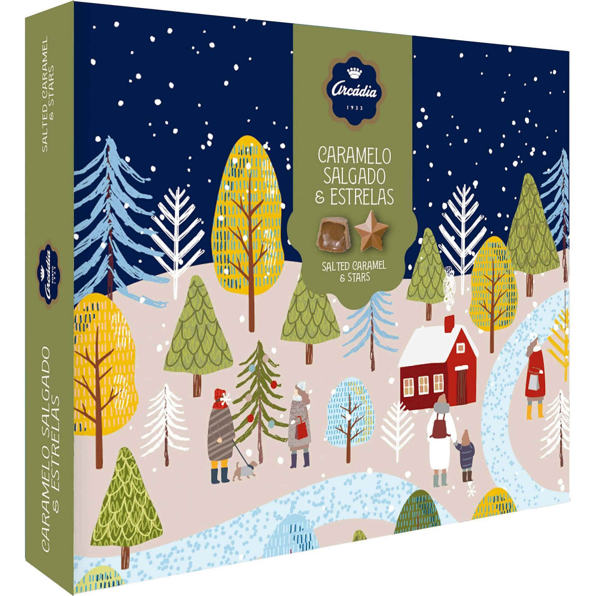 Bombons Caramelo Salgado Estrelas