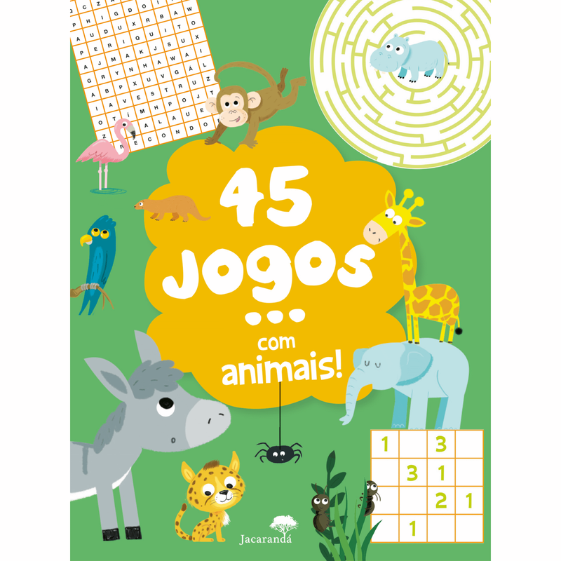 45 Jogos... com Animais! de Céline Potard e Christine Ponchon