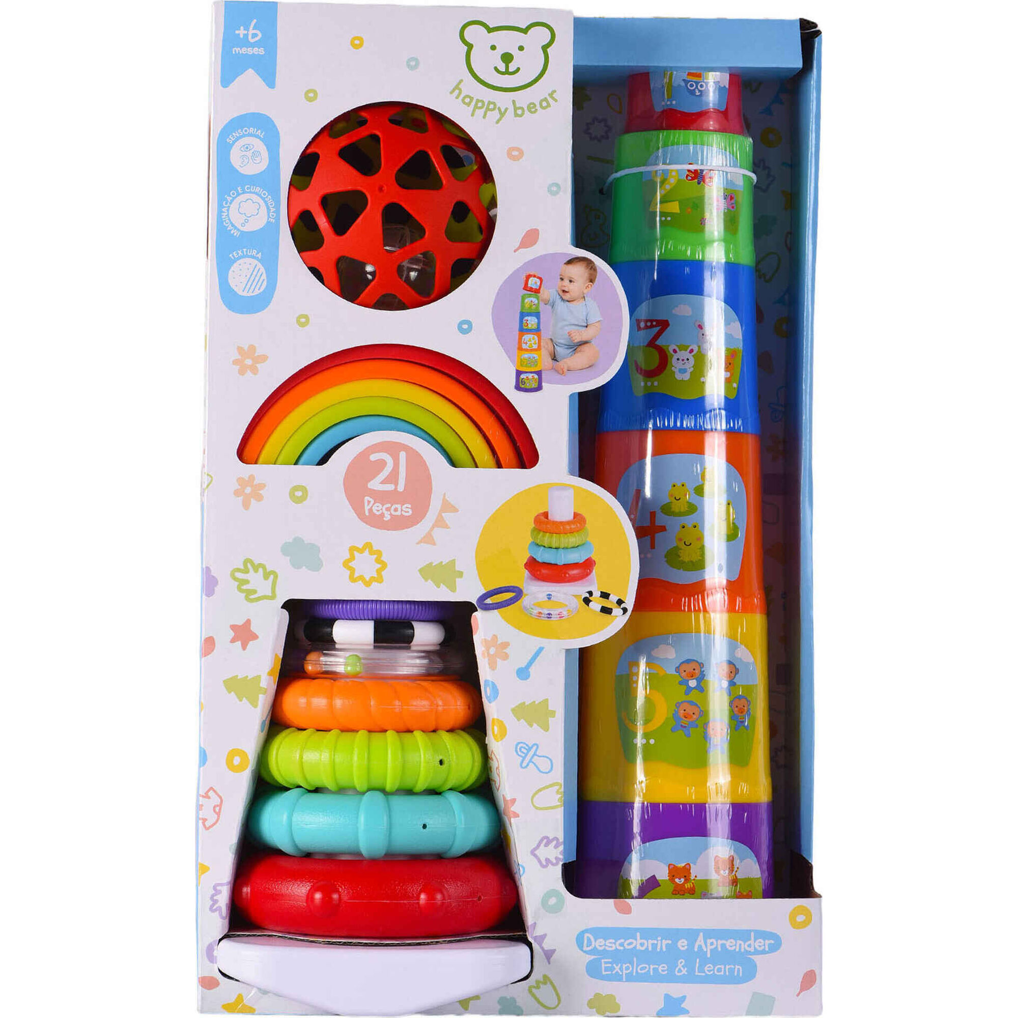 Zoko Happy Bear - Torre Empilhar