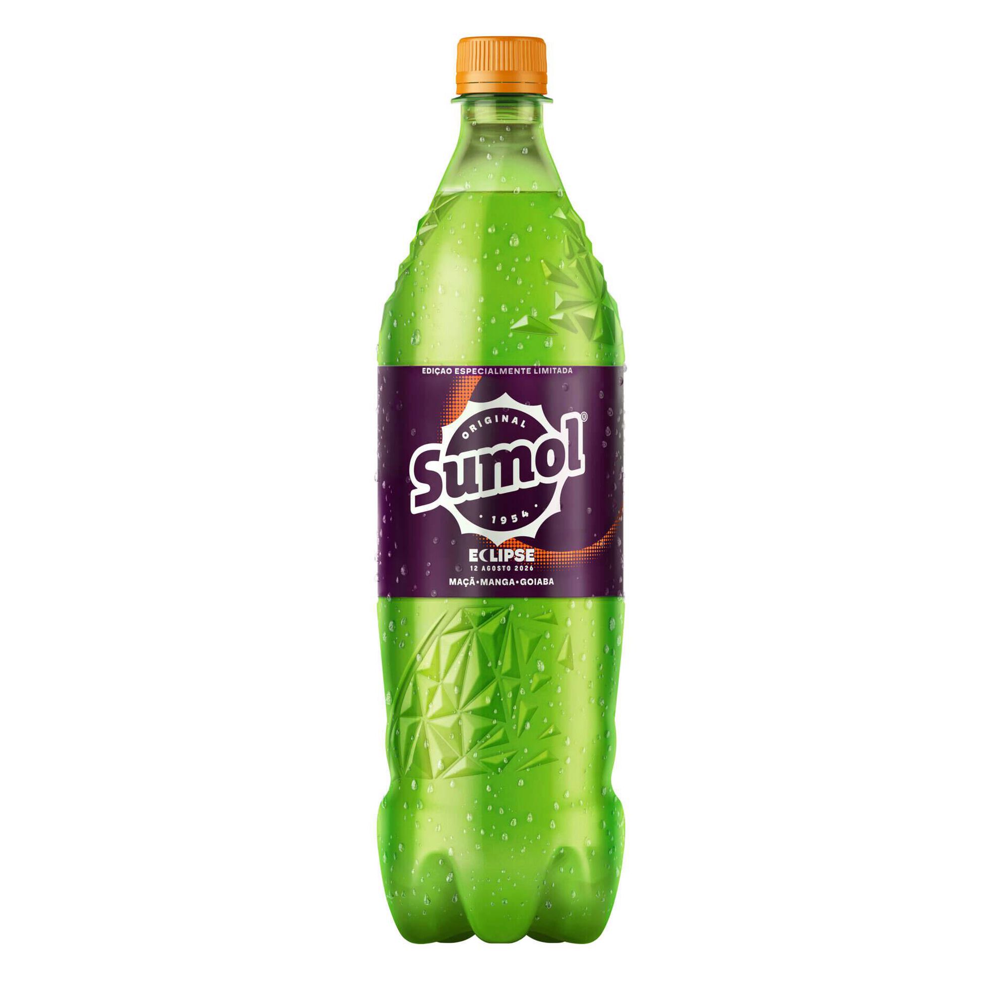 Refrigerante com G&aacute;s Eclipse Ma&ccedil;&atilde;, Manga e Goiabada Sumol