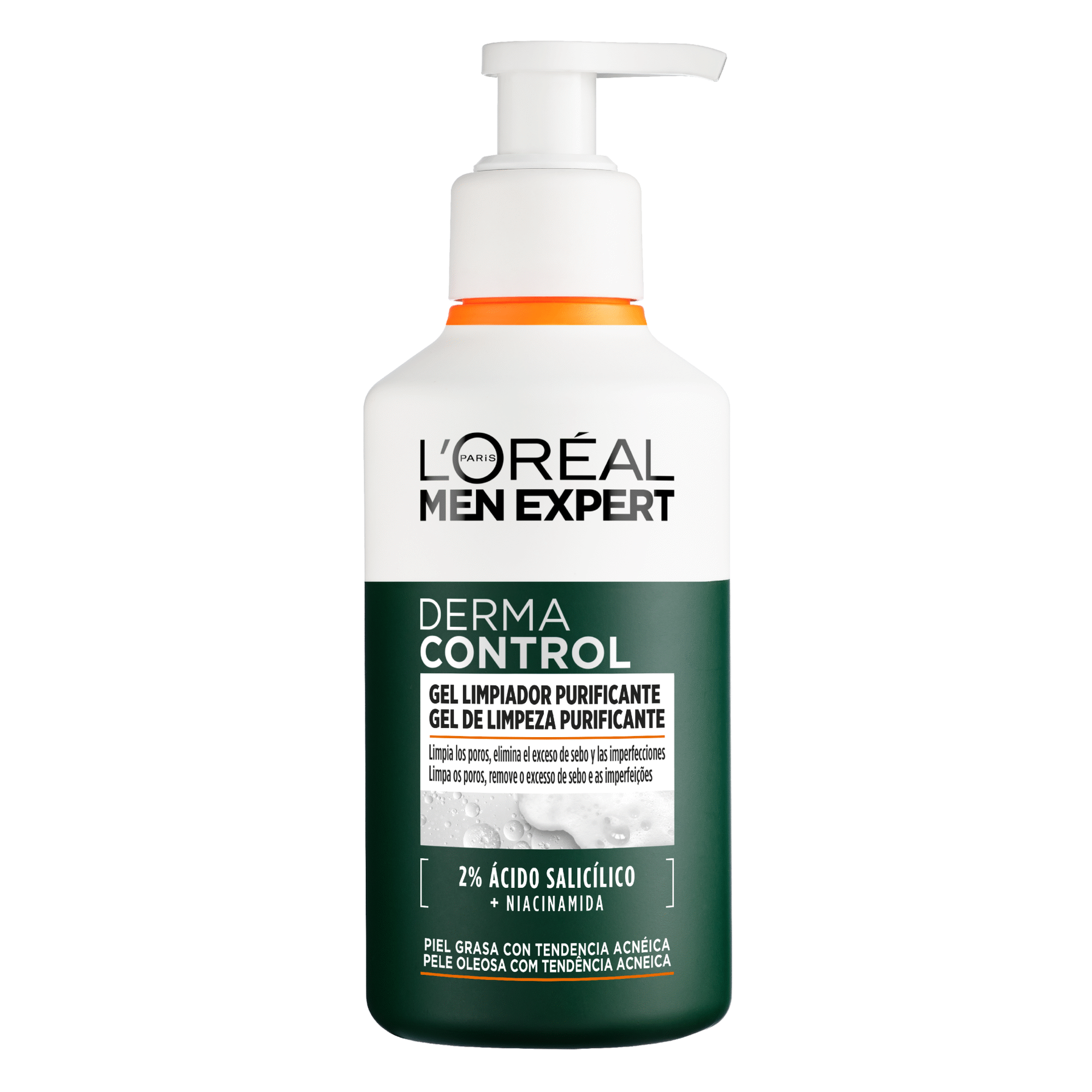 Gel de Limpeza Derma Control Purificante L'Or&eacute;al Paris Men Expert