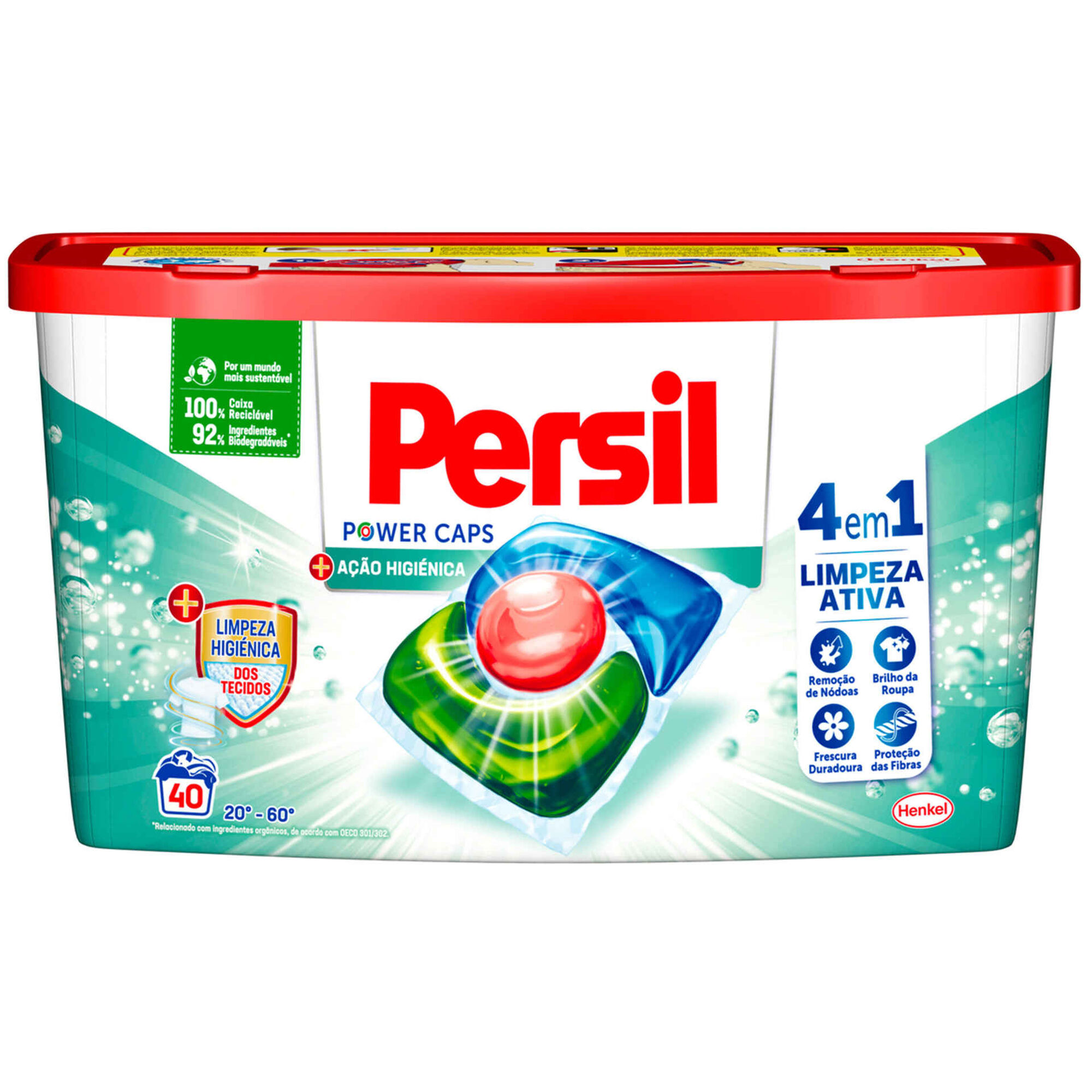Detergente Máquina Roupa Cápsulas Higiene