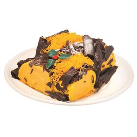 Tronco de Natal com Doce de Ovos