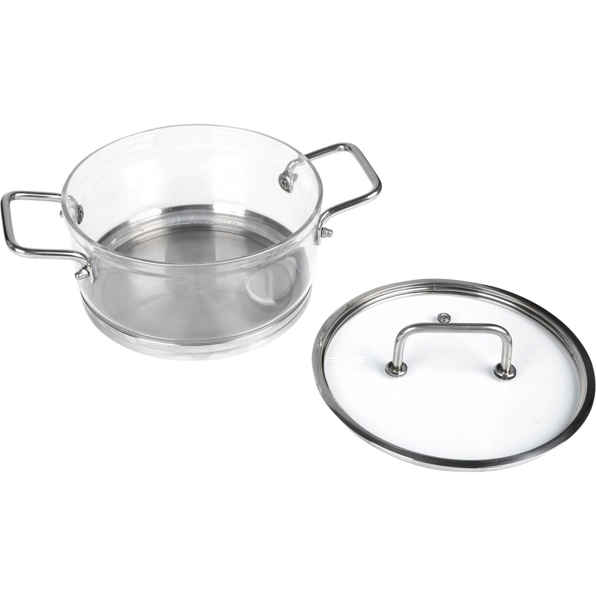 Ca&ccedil;arola Borossilicato Base Indu&ccedil;&atilde;o 2,5l Kasa