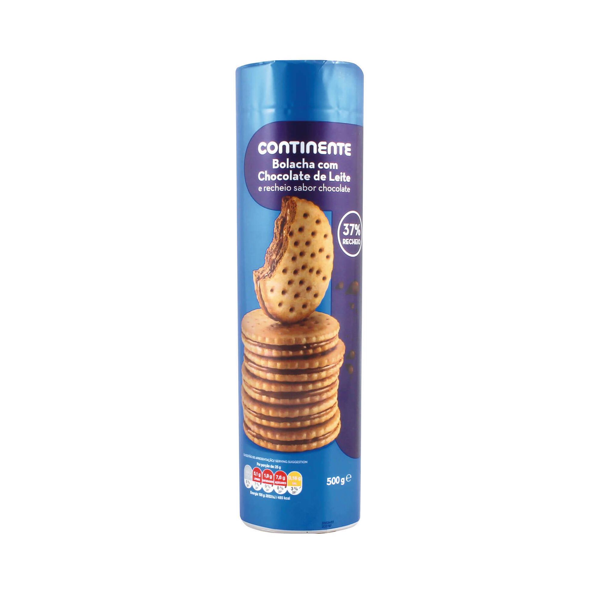 Bolachas com Recheio de Chocolate