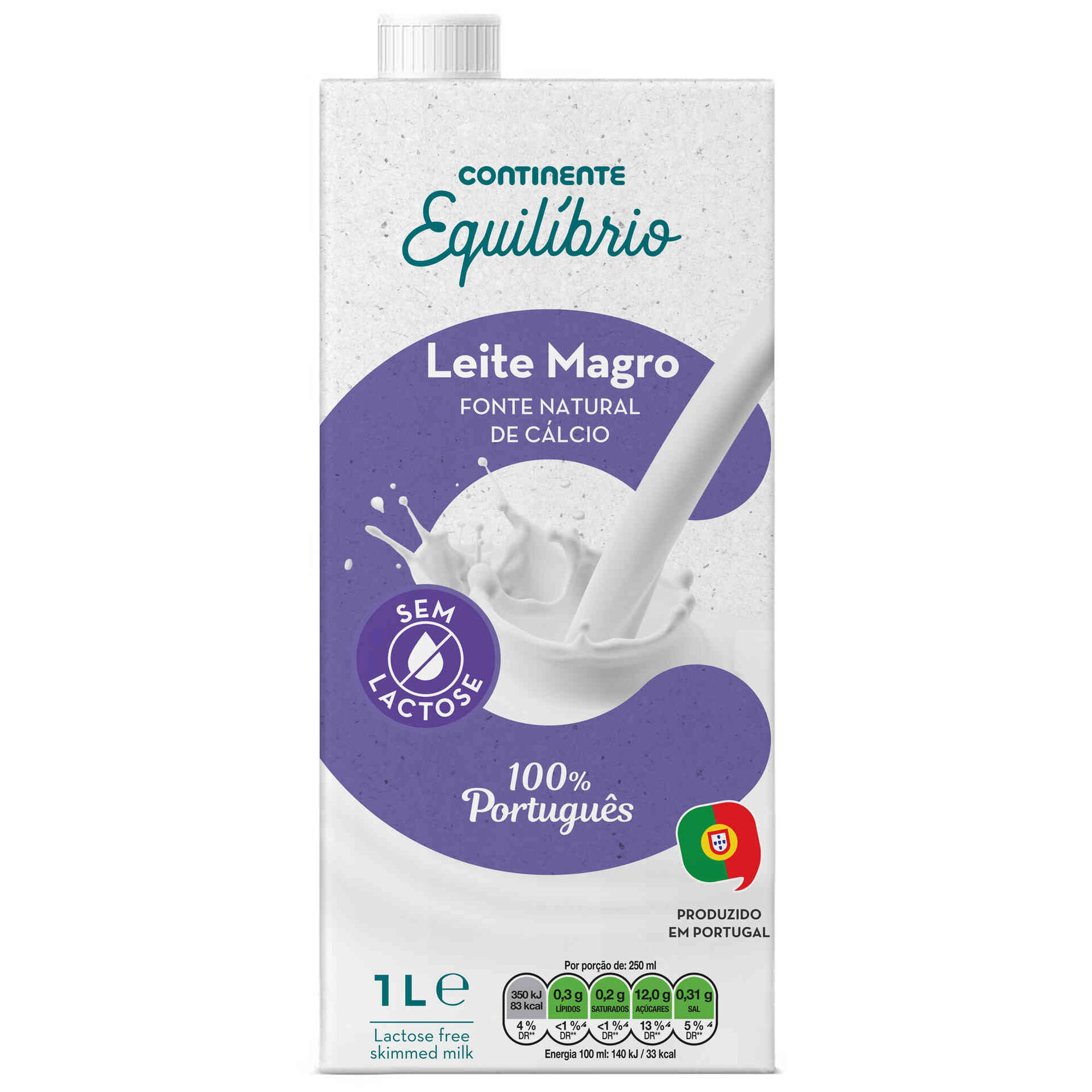 Leite UHT Magro sem Lactose 