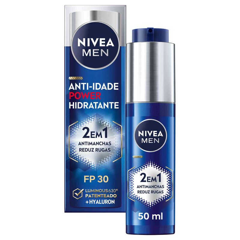 Creme de Dia Power Anti-Idade 2 em 1 FPS30 Nivea Men