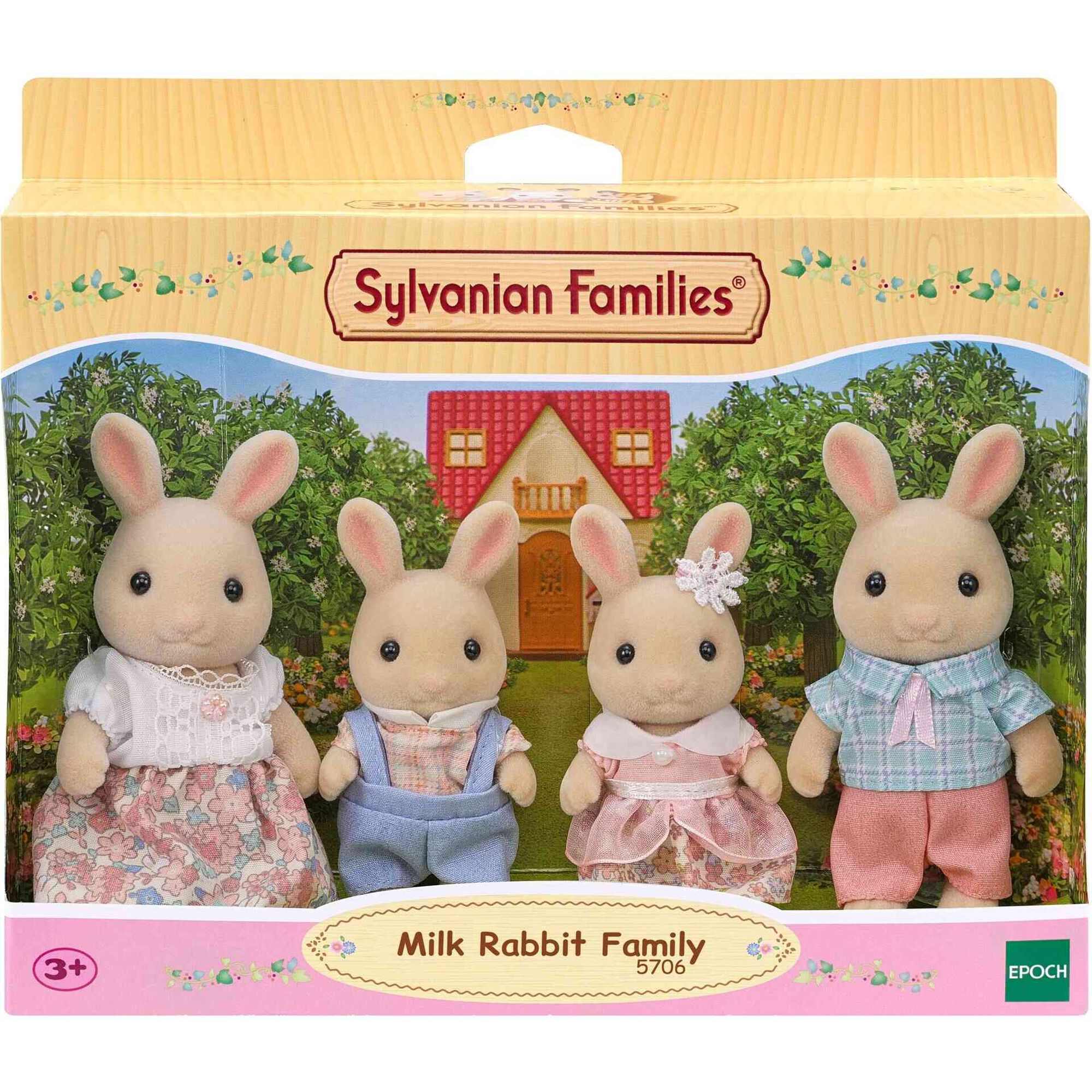 Sylvanian Families - Pack Figuras Fam&iacute;lia Coelho Leite