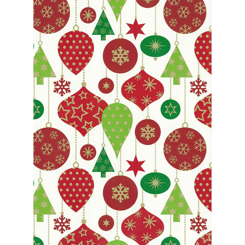 Rolo de Papel de Embrulho Natal Tradicional 200X70cm (várias cores) Note!