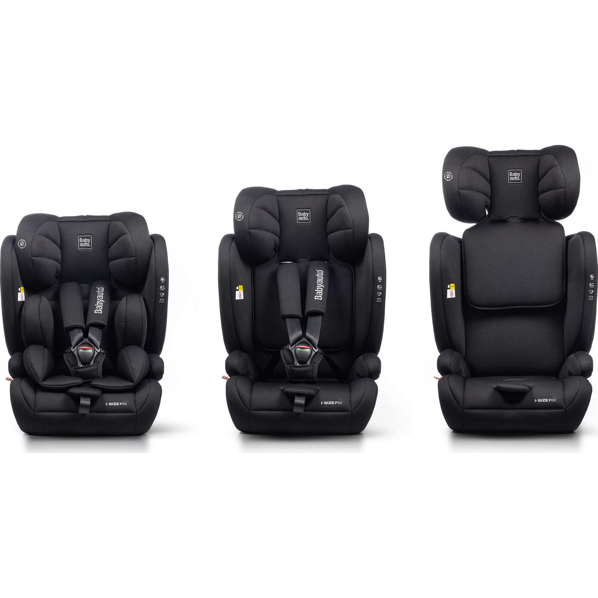 Cadeira Auto I-Size 76-150cm Isofix Preta Konar Babyauto