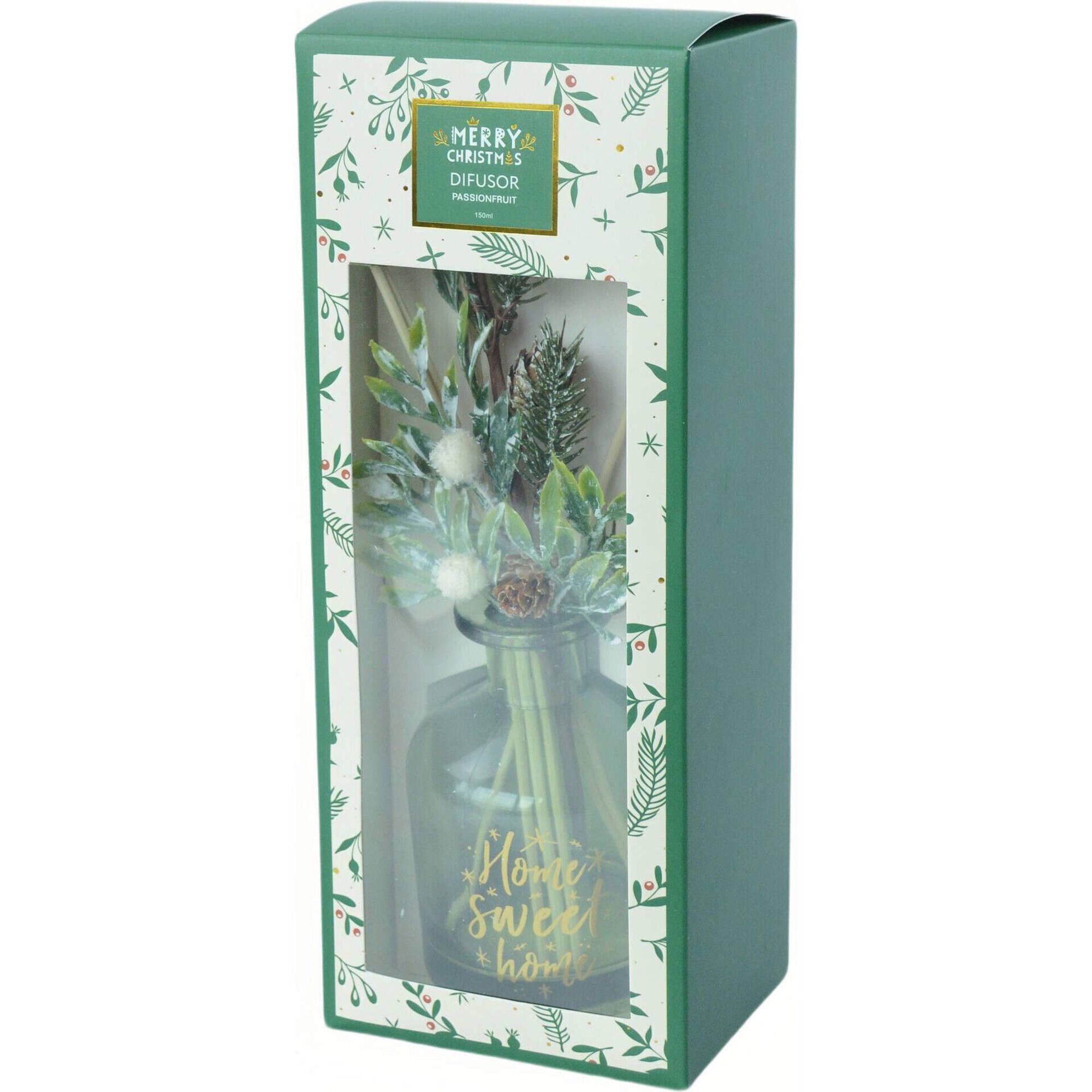 Difusor Verde 150ml com Azevinho