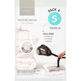 Conjunto 4 Sacos V&aacute;cuo Kasa
