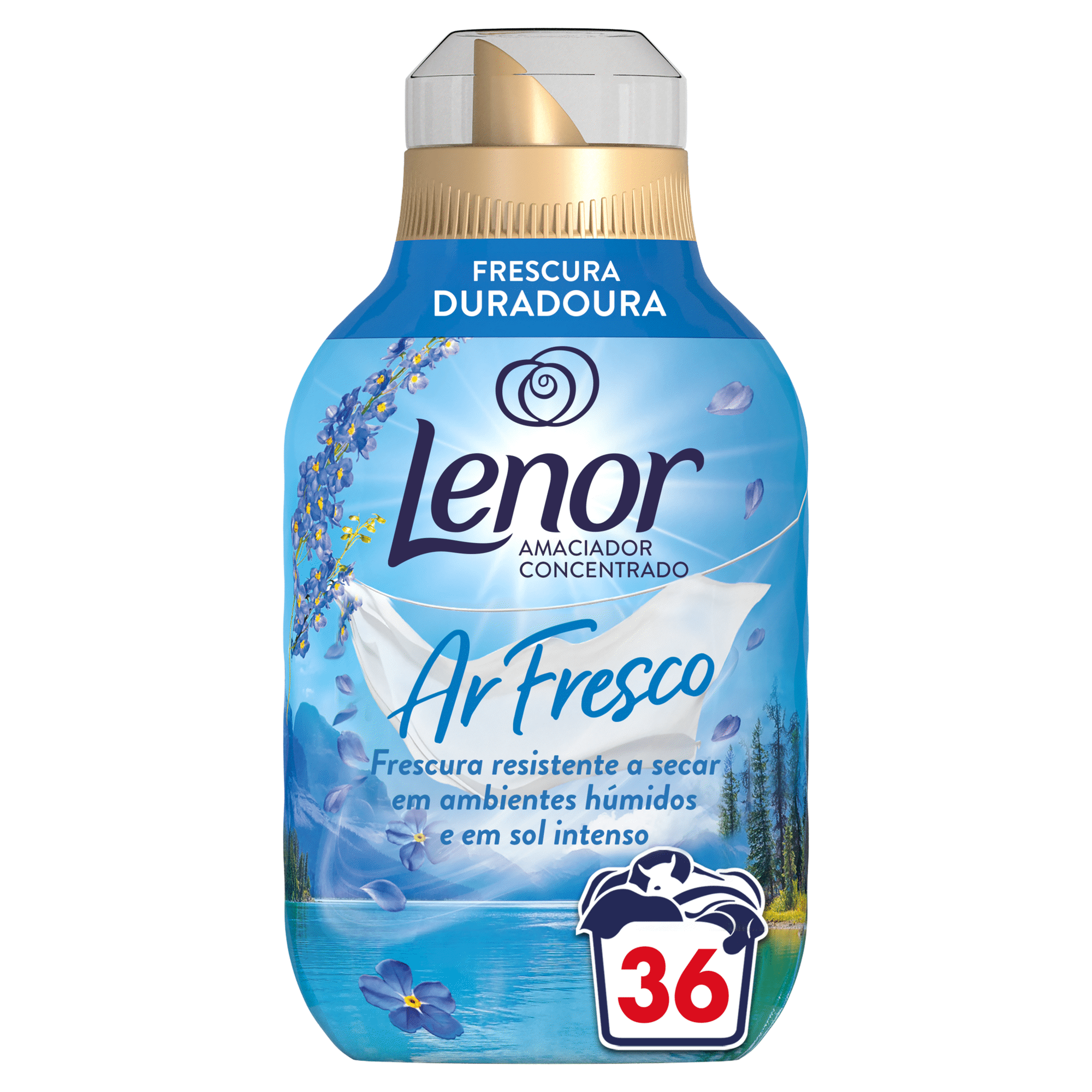 Amaciador Roupa Concentrado Frescura Alpina Lenor