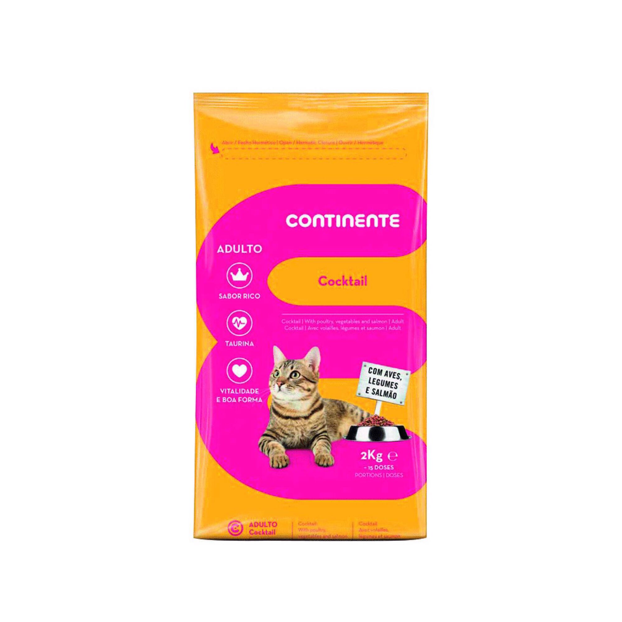 Ração para Gato Adulto Cocktail Aves, Legumes e Salmão Ração para Gato Adulto Cocktail Aves, Legumes e Salmão