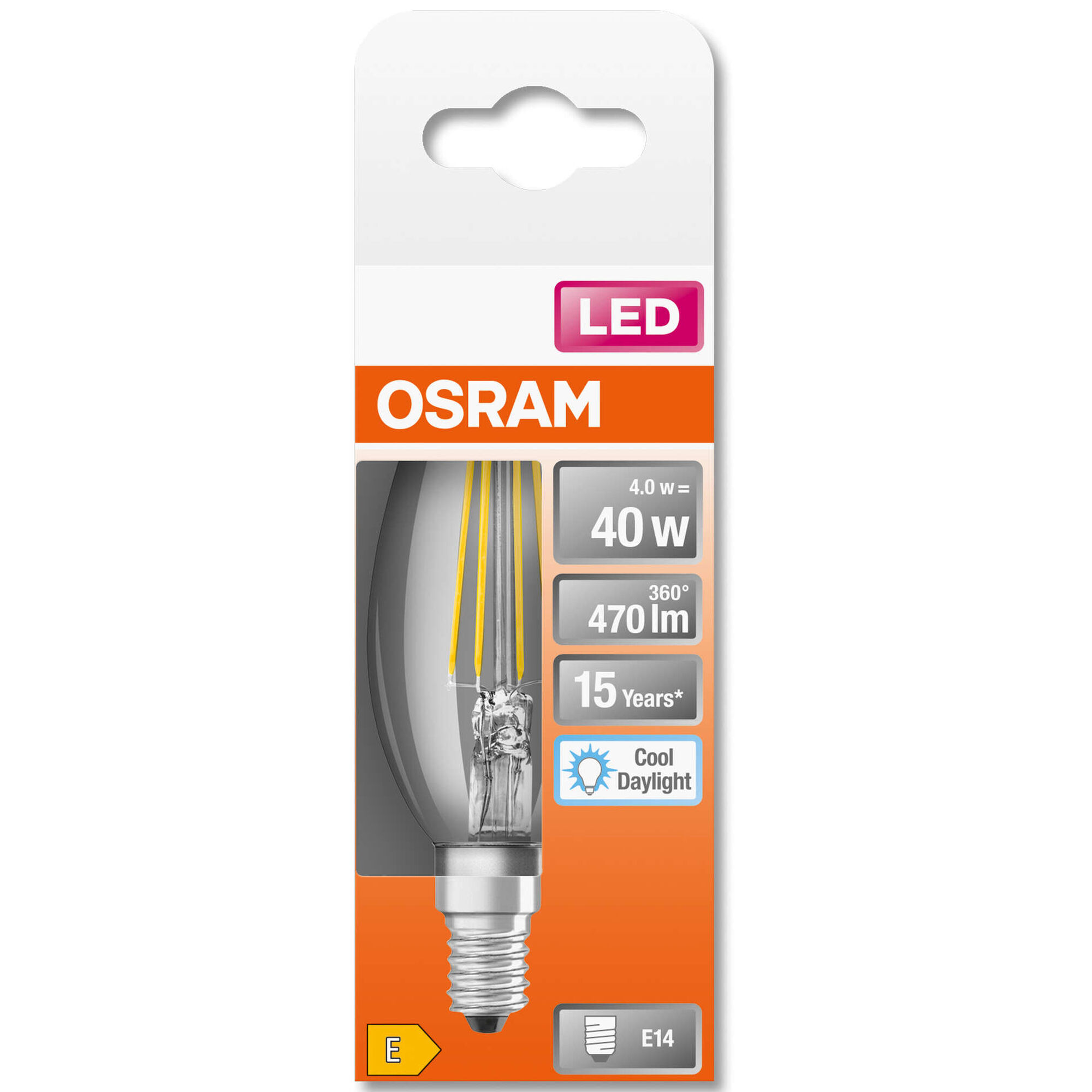 Lâmpada LED Vela E14 6500K 40W Lâmpada LED Vela E14 6500K 40W