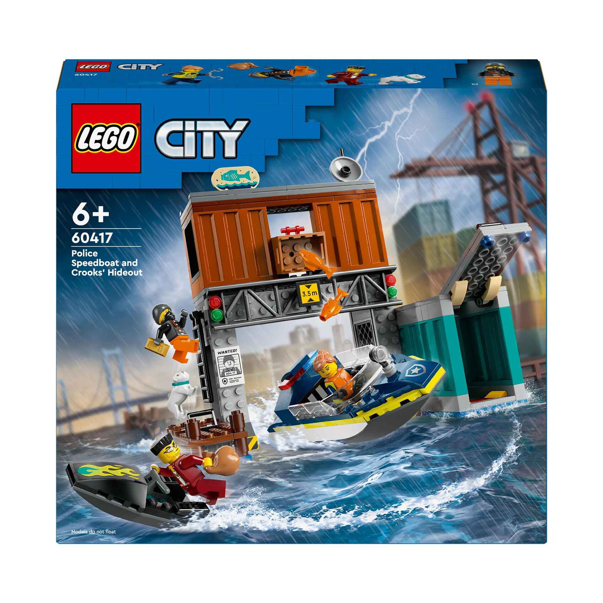 Lego top lancha policia