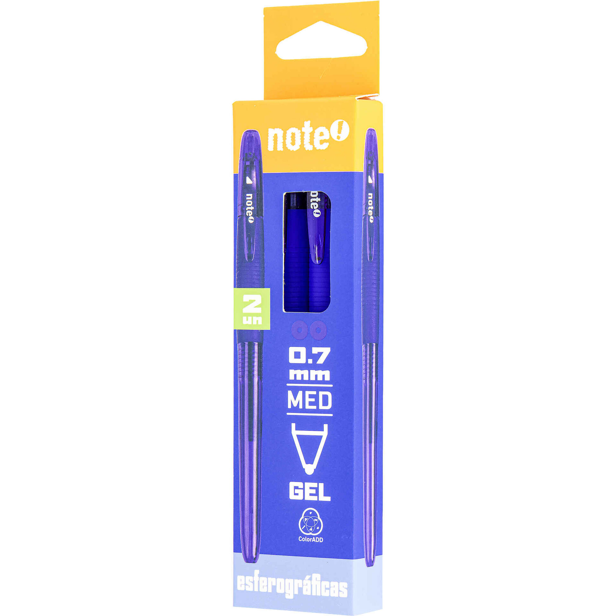 Conjunto 2 Canetas de Tinta Gel Azul Note!