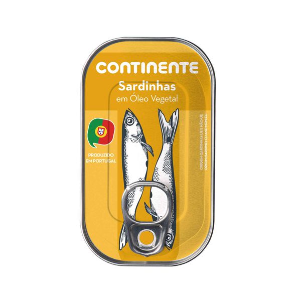 Sardinha em Óleo Vegetal Continente