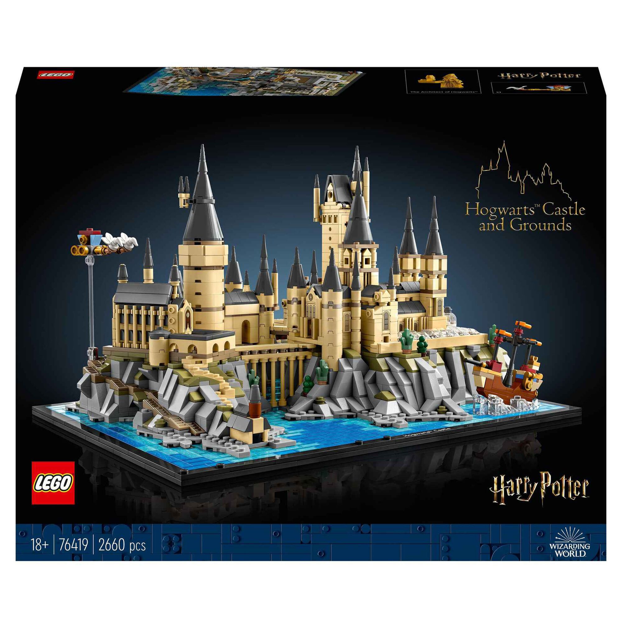 O Castelo e os Campos de Hogwarts - 76419