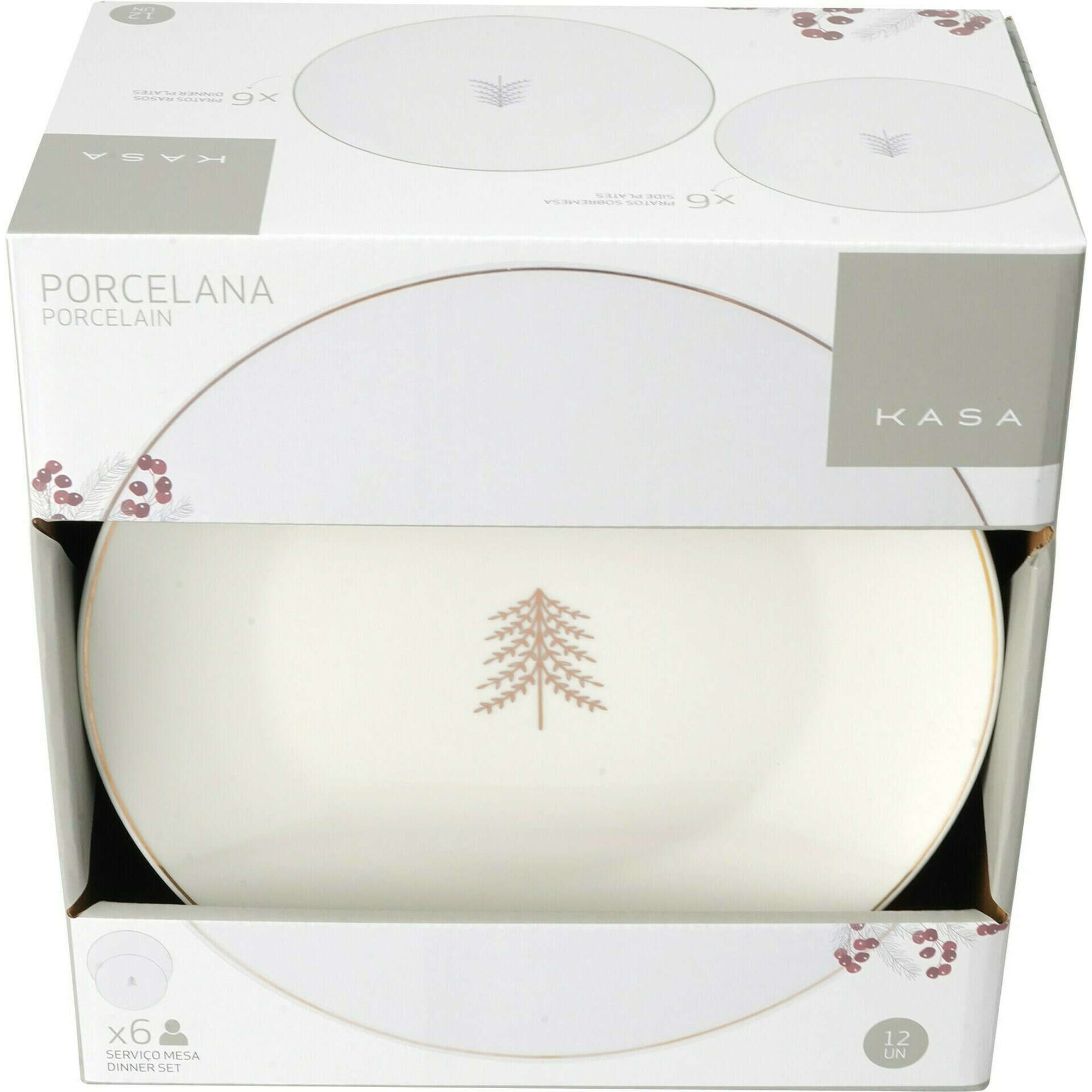 Serviço Mesa Árvore Dourada 6 Pessoas